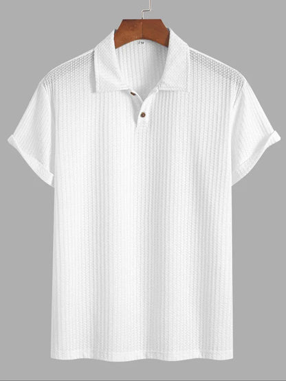 Jacquard Knit Polo