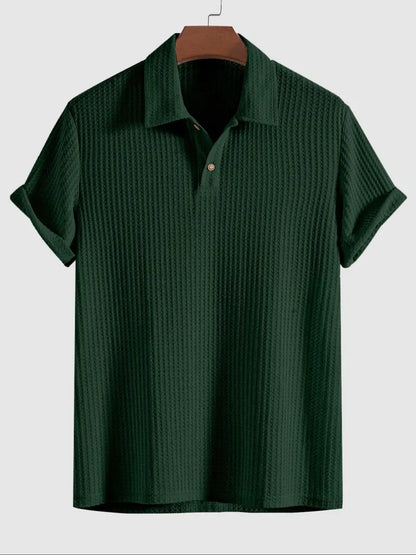 Jacquard Knit Polo