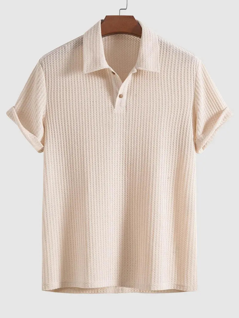 Jacquard Knit Polo