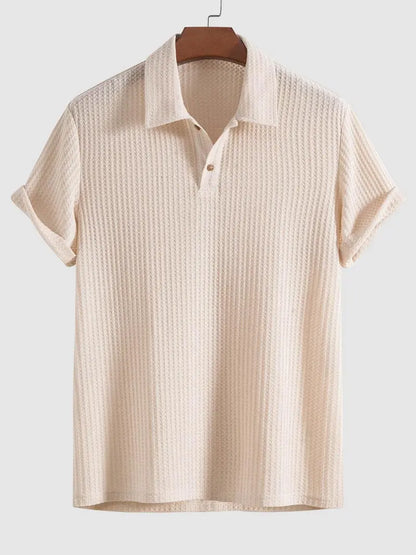 Jacquard Knit Polo