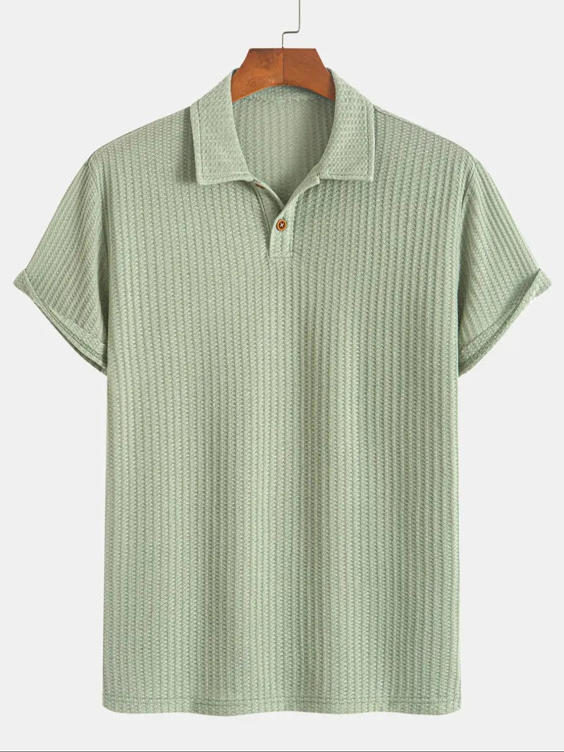 Jacquard Knit Polo