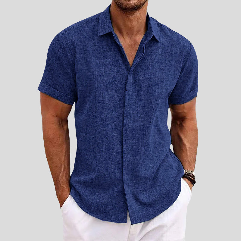 BreezeFlex Linen Short-Sleeve Shirt